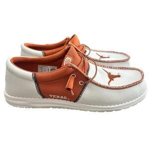HEY DUDE Texas Longhorn Men's Wally Shoes 12 NWOT